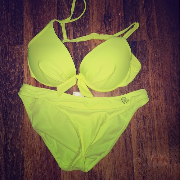 body glove neon bikini