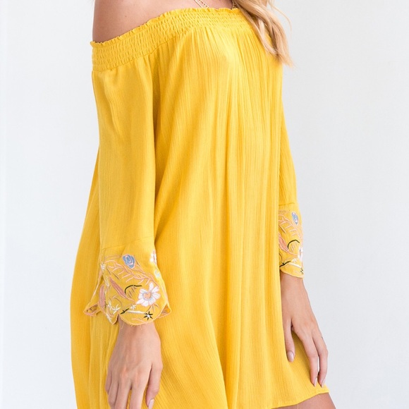 LAST 1 (MED) BETTER IN TIME Embroidered Dress - Picture 4 of 6