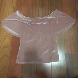 Velvet Off the Shoulder top