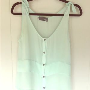 MYNE Silk Aqua Top