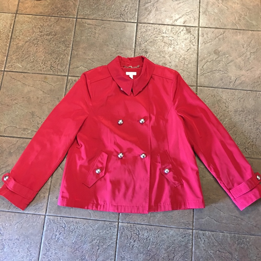 Red Charter Club Jacket