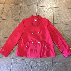 Red Charter Club Jacket