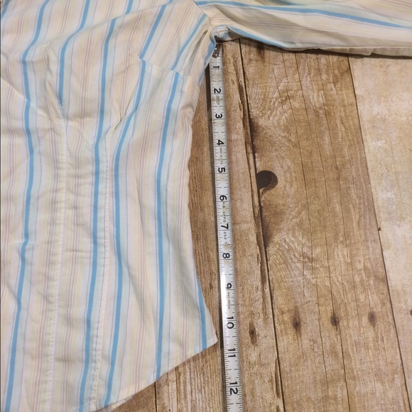 Ny&Co 3/4 sleeve fitted button down blouse - Picture 7 of 7