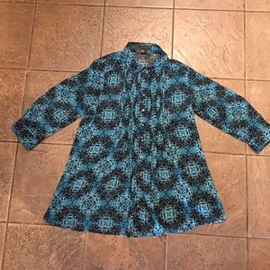 Fever Blouse with 3/4 length sleeves