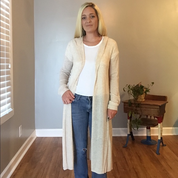 Hooded lightweight Cardigan - Picture 2 of 7