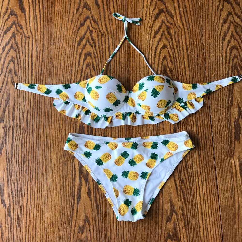 Pineapple bathing suit