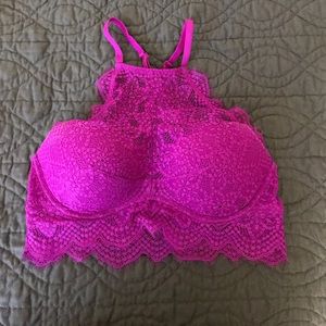 NWOT High neck bralette from PINK VS in medium.