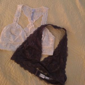 2 Free People bralettes