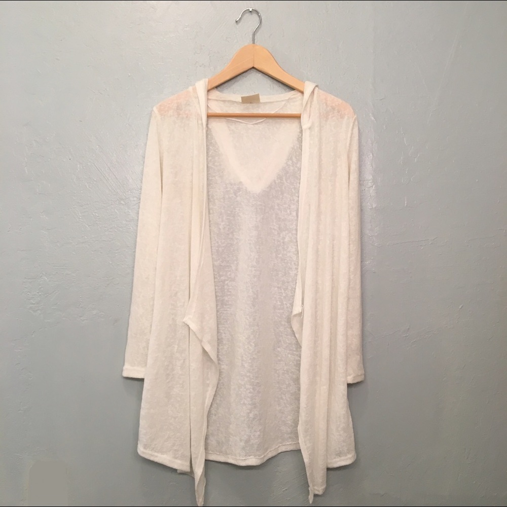 H.I.P WHITE SHEER LONG CARDIGAN 🚨 PRICE DROP