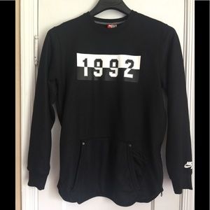 MEN'S NIKE "1992" SWEATSHIRT W SIDE ZIPPERS