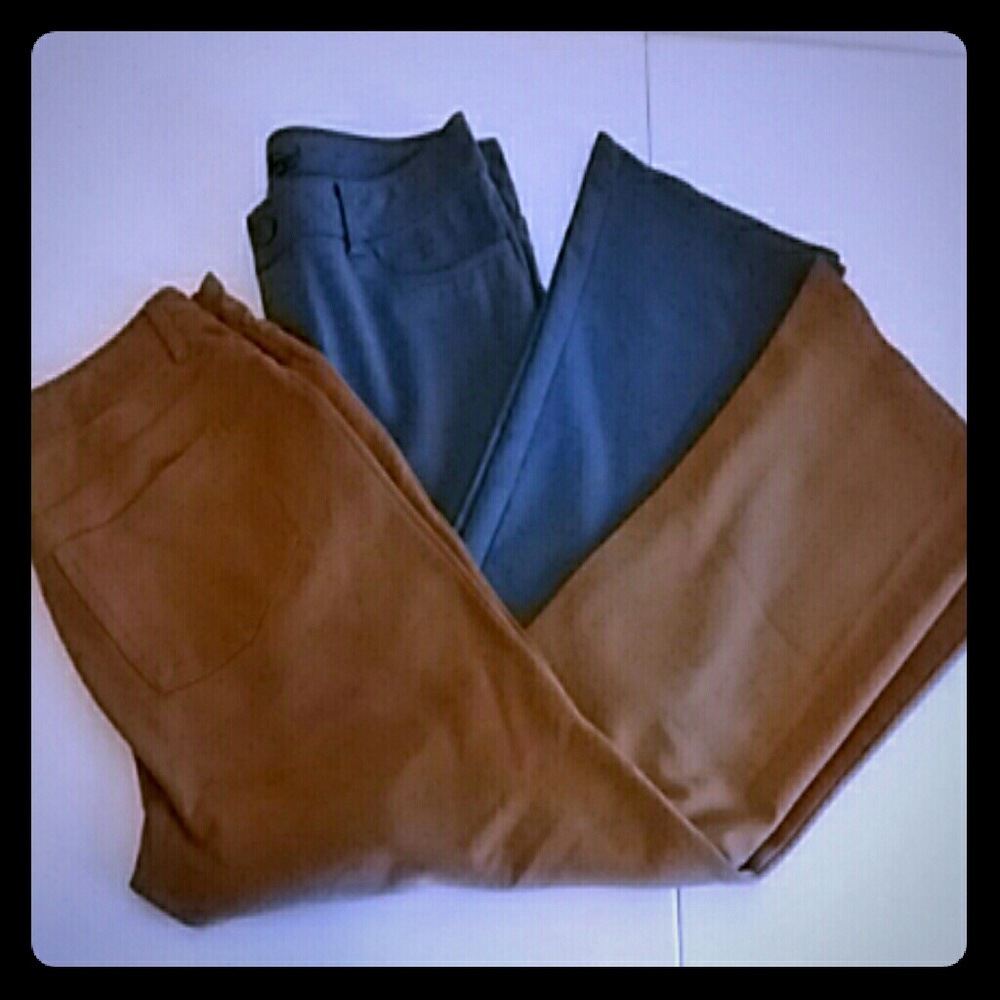 2 pairs Faded Glory stretch pants