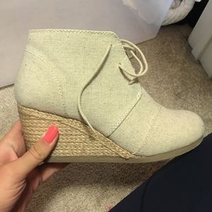 Wedge booties
