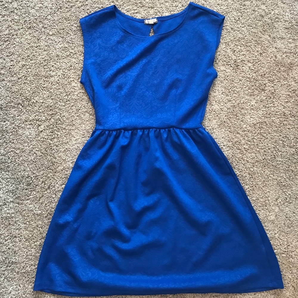 Blue dress