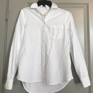 white J Crew button down- WORN ONCE