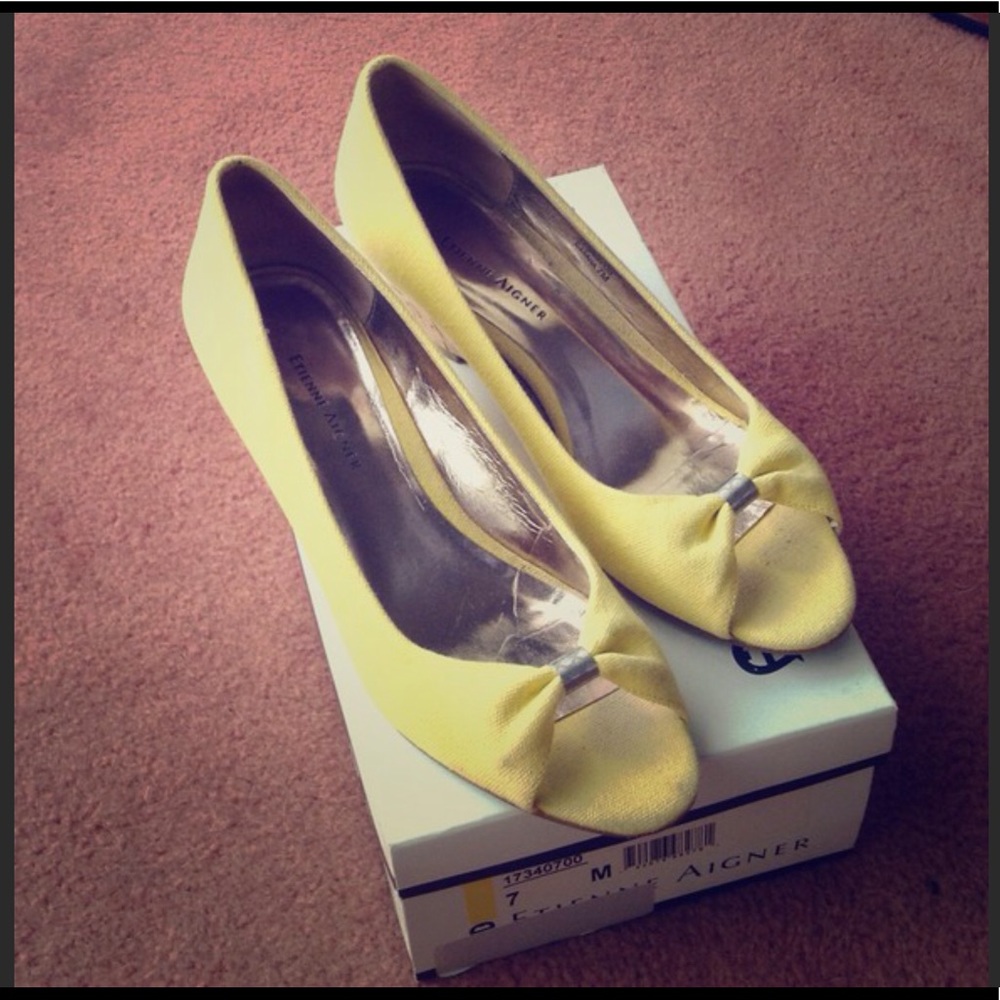Yellow heels