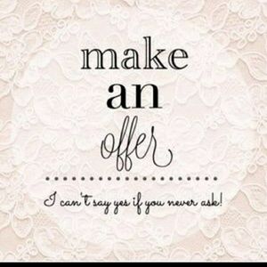 Willing to negotiate!!