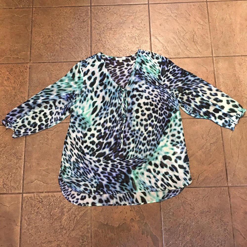 Bellefleur Blouse with 3/4 length sleeves