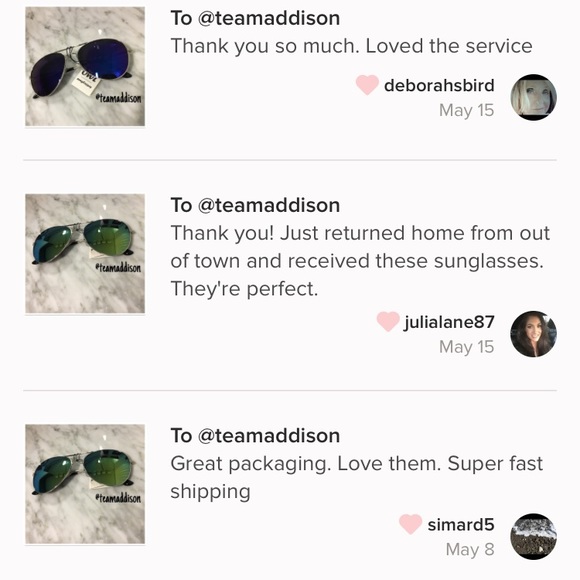 Classic Mirrored Aviator Sunglasses: Blue-Purple - Picture 7 of 8