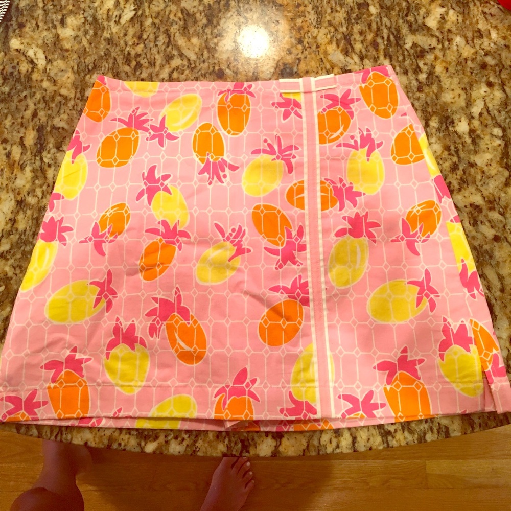 Lilly Pulitzer girls size 12 pineapple skort