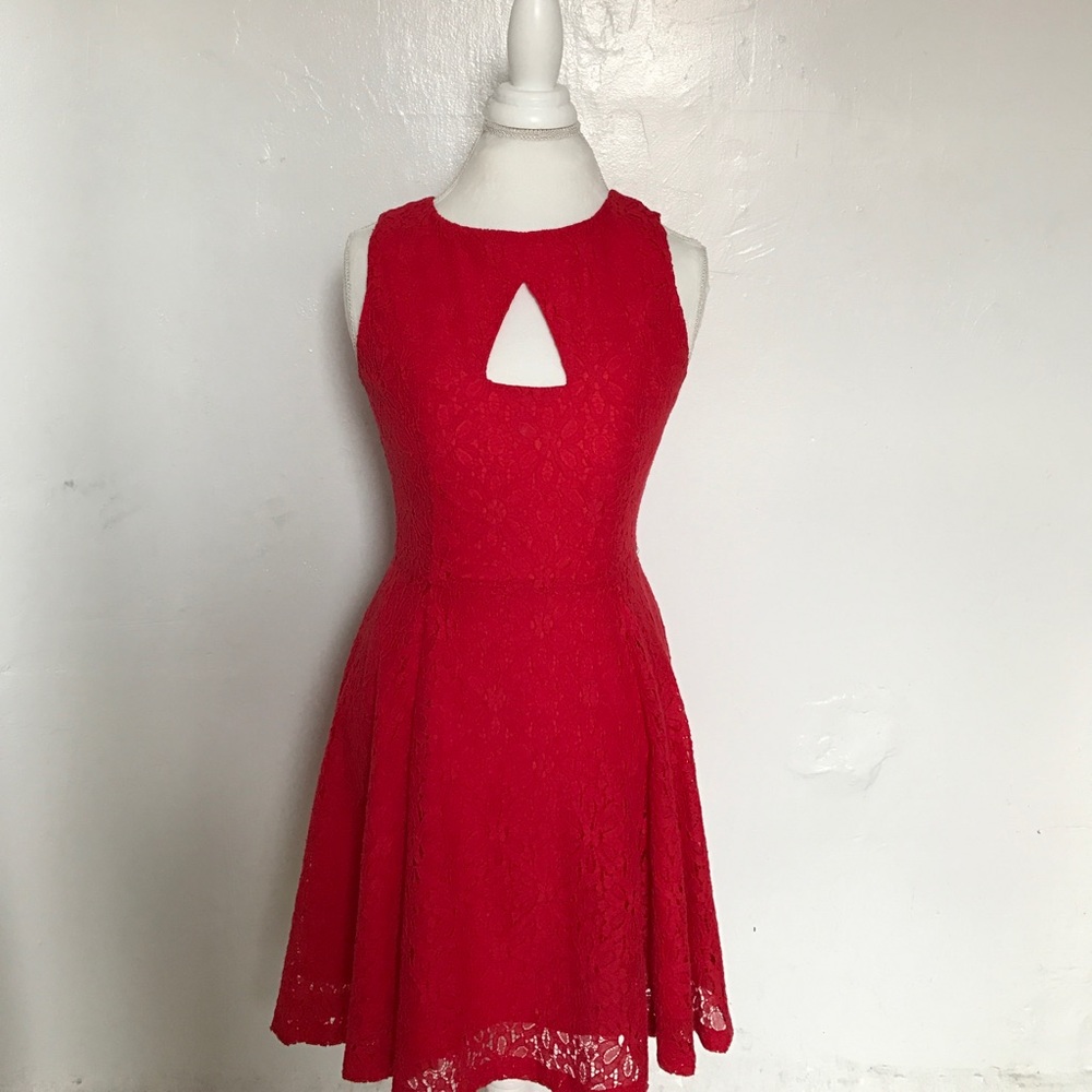 JACK red lace dress