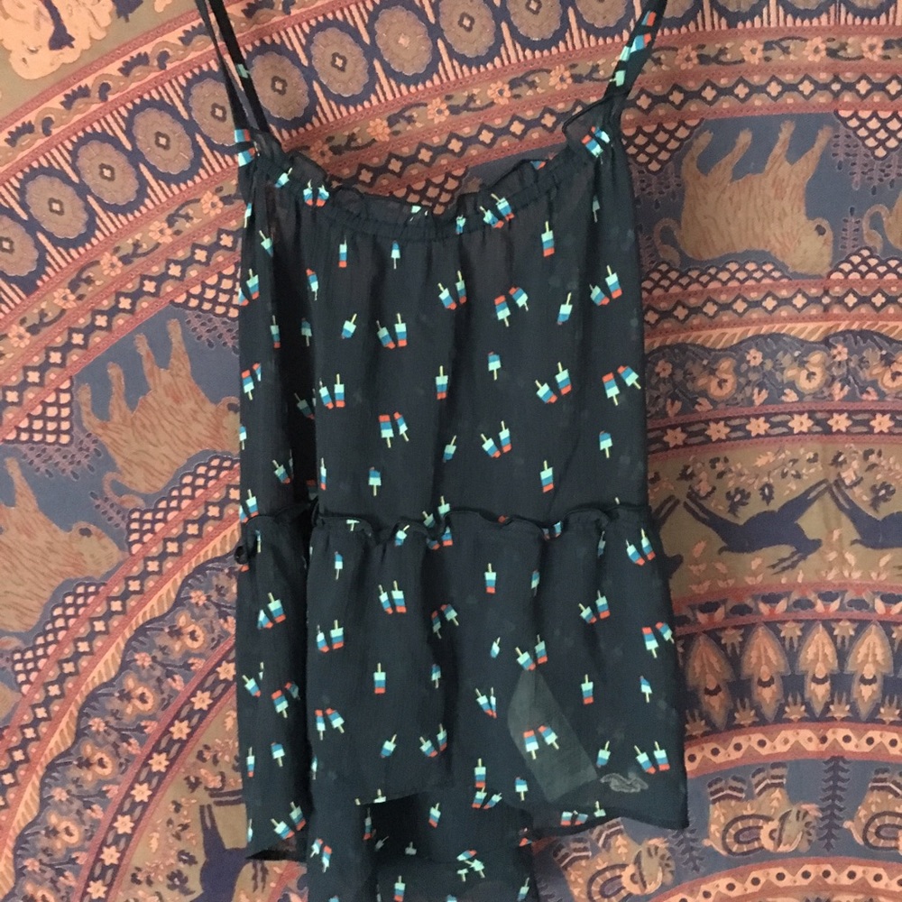Sheer Hollister Popsicle Tank