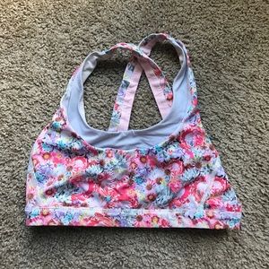 Lululemon Floral Sports Bra