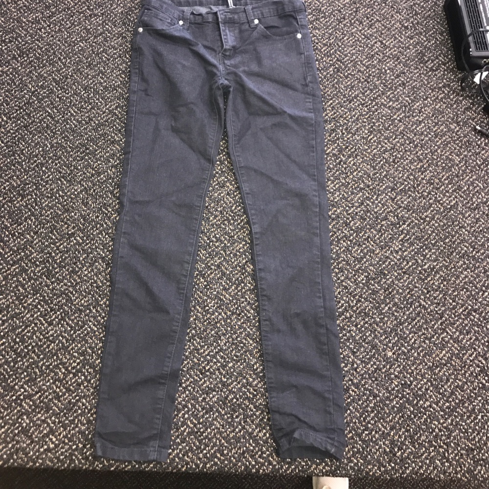 Grey stretchy skinny jeans