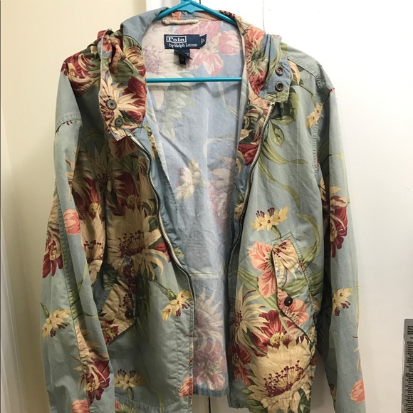 Polo Ralph Lauren Other - Polo by Ralph Lauren Floral Hooded Light Jacket