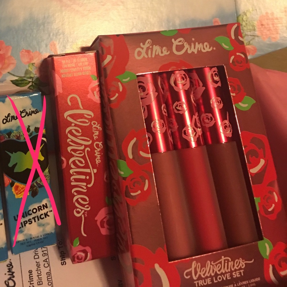 4 lime crime velvetines