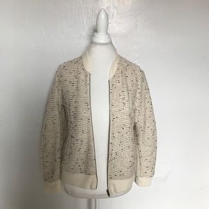 Mango knit bomber cardigan