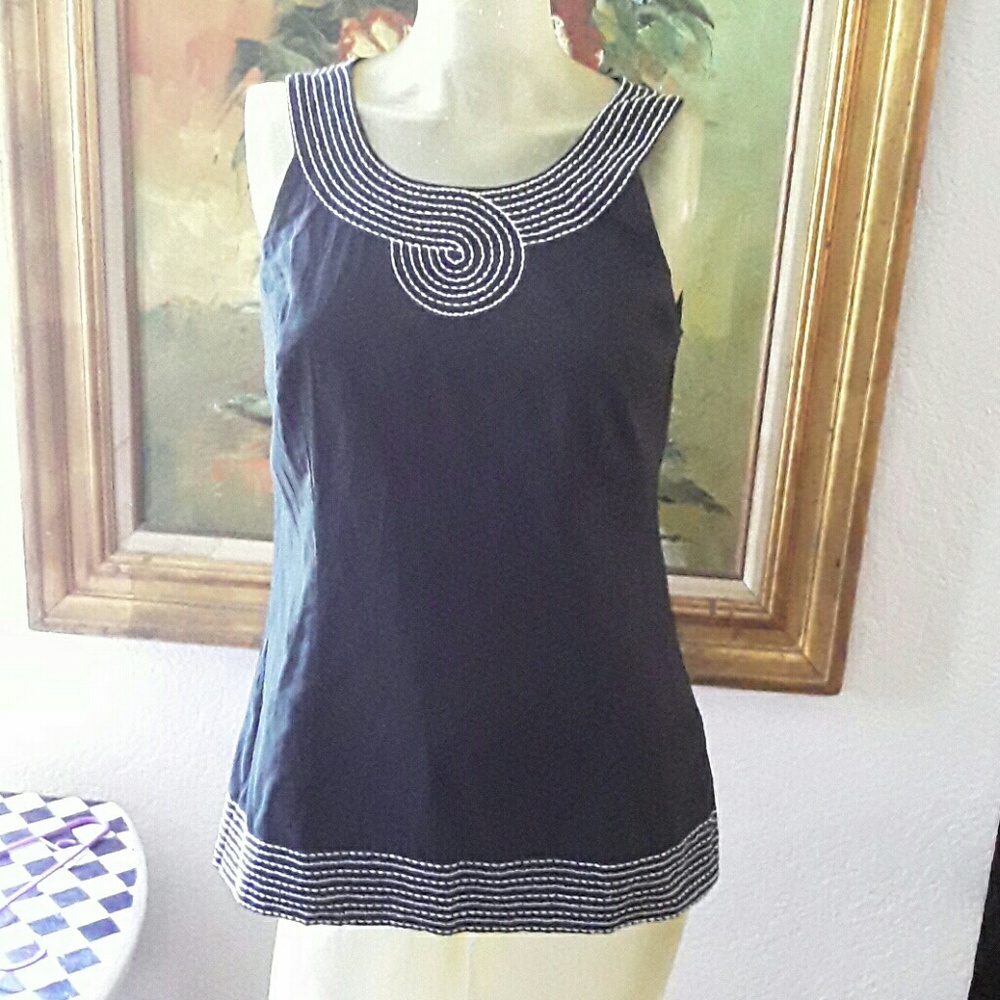 Ann Taylor sleeveless top sz S