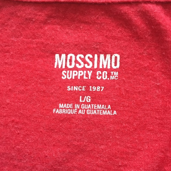 Red V-Neck - Picture 3 of 3