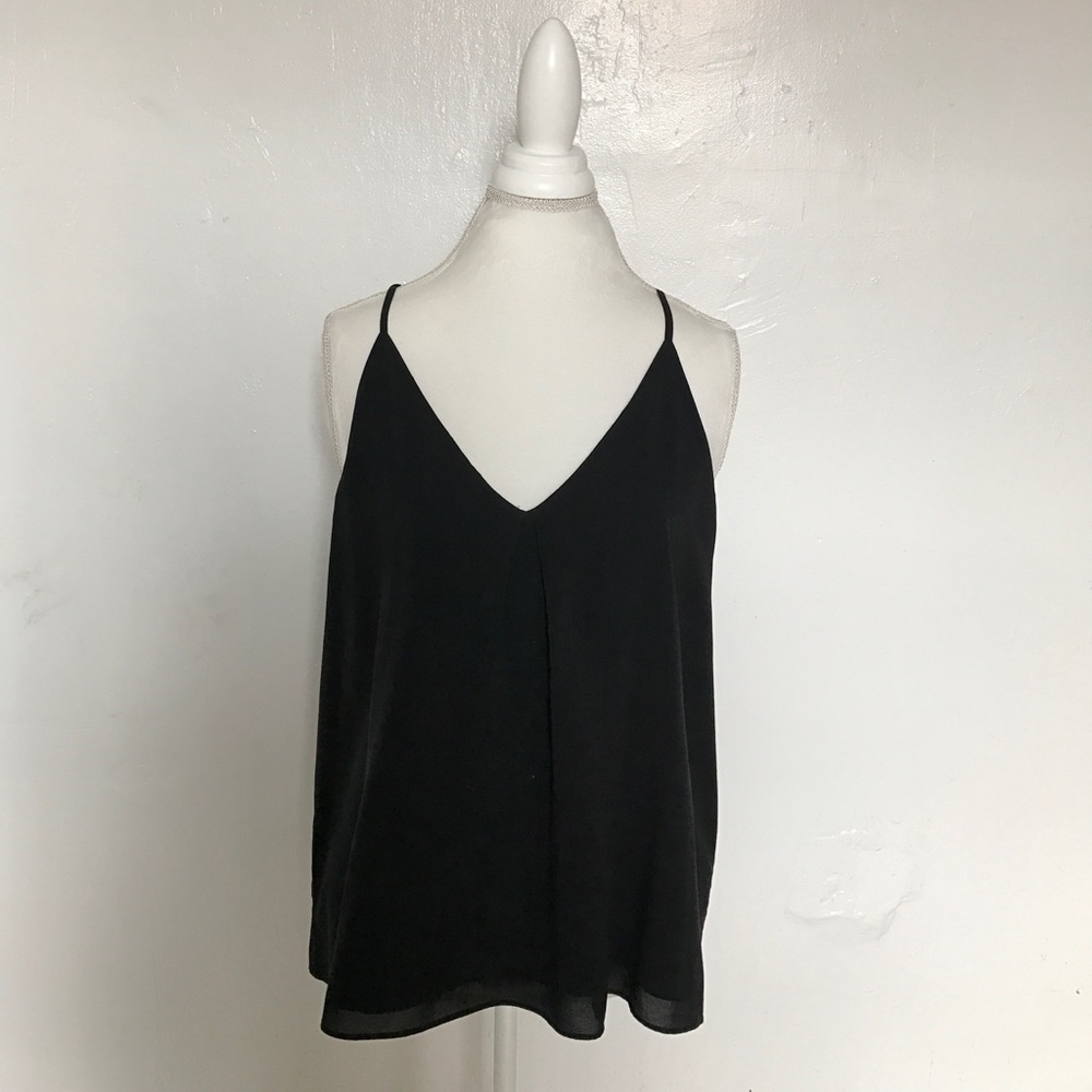 Black Alice & Olivia silk tank