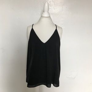 Black Alice & Olivia silk tank
