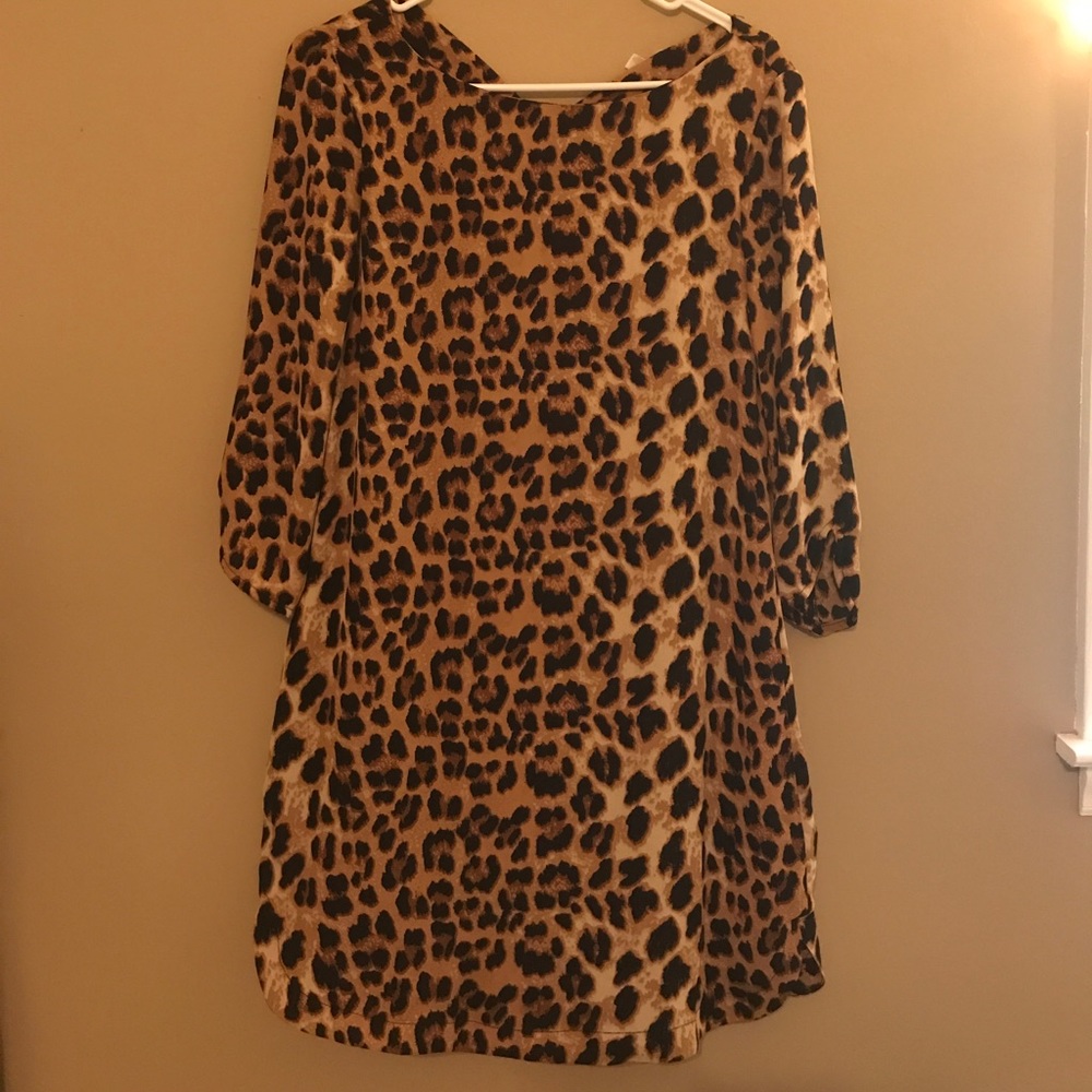 Charming Charlie cheetah print dress