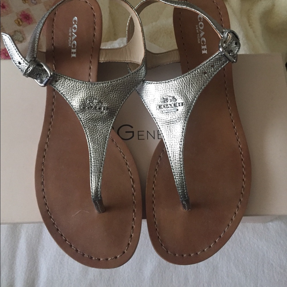 Coach small wedge sandal