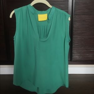 Aaron Ashe silk sleeveless top