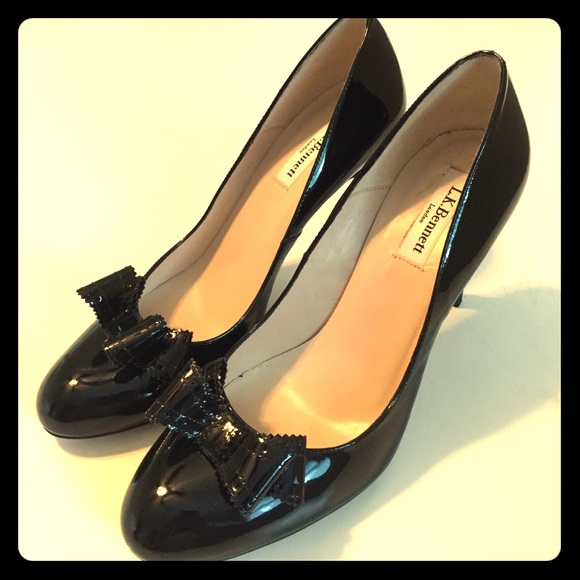 Lk bennett black patent shoes Clearance