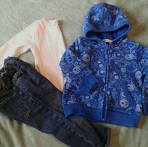 Skull Hoodie & Jeans H&M Bundle!
