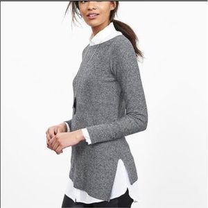 Banana Republic Asymmetrical Hem Sweater