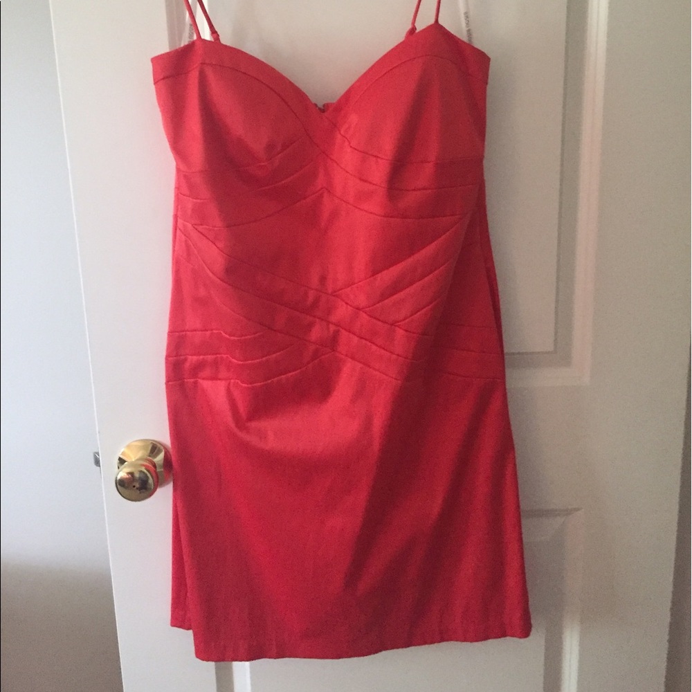 Coral dress