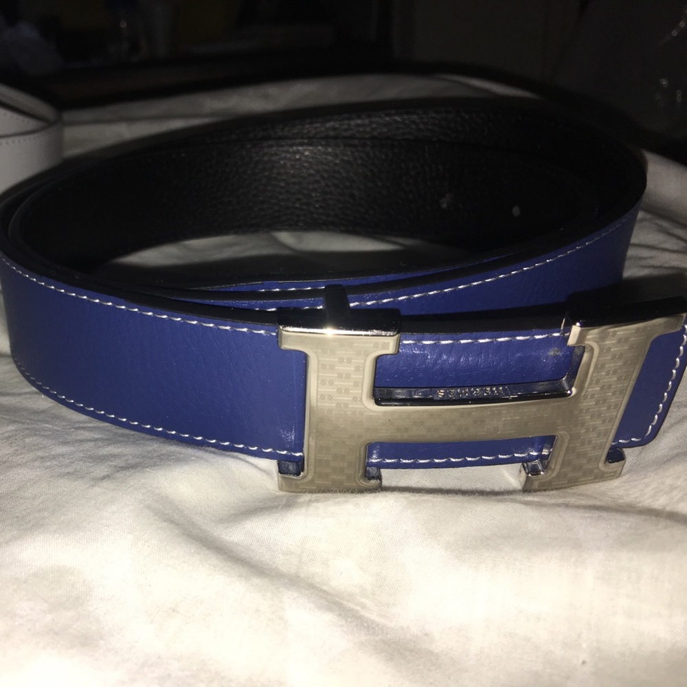 Hermes Belt (Blue)