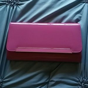 Aldo Pink clutch