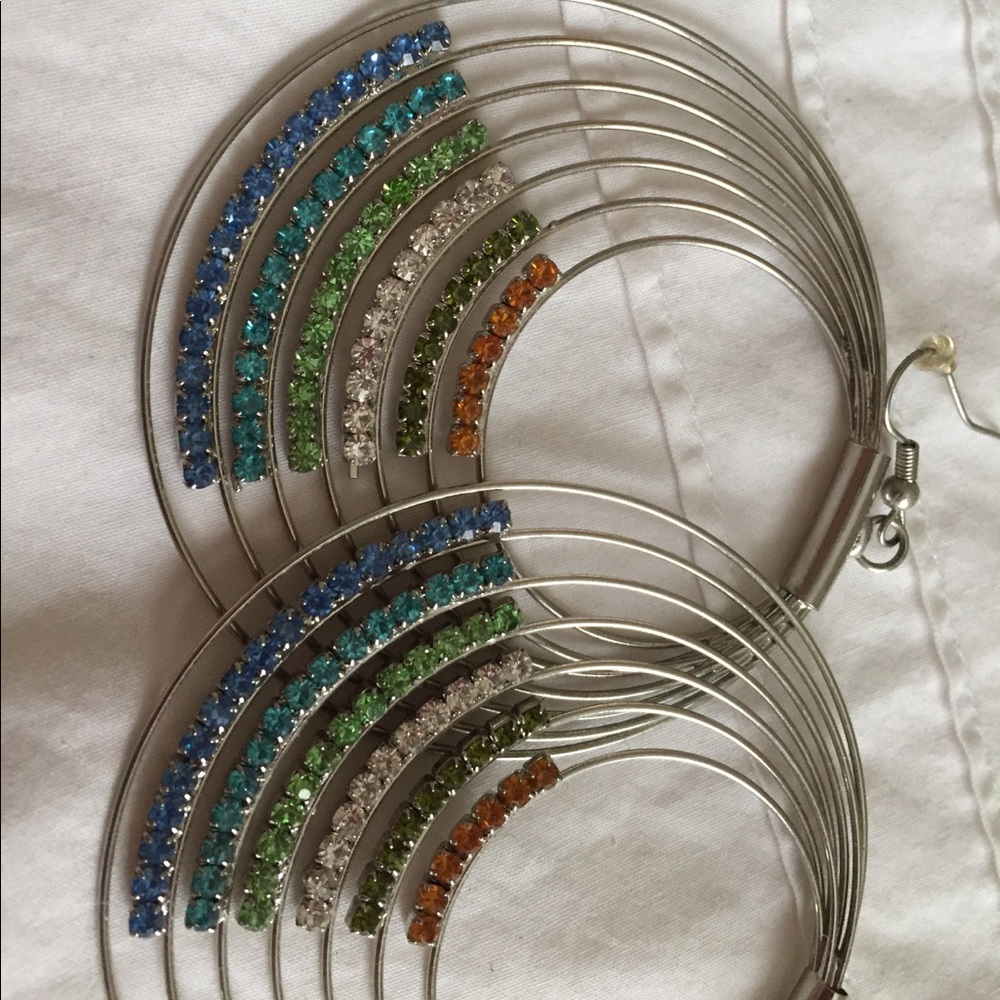Jewel earrings - Picture 3 of 3