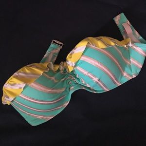 Victoria's Secret Ruffle Bandeau Bikini Top
