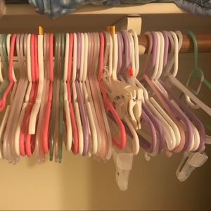 Lot of kids hangers over 100 of them