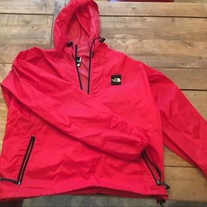 Women's North Face hooded windbreaker. Size Small