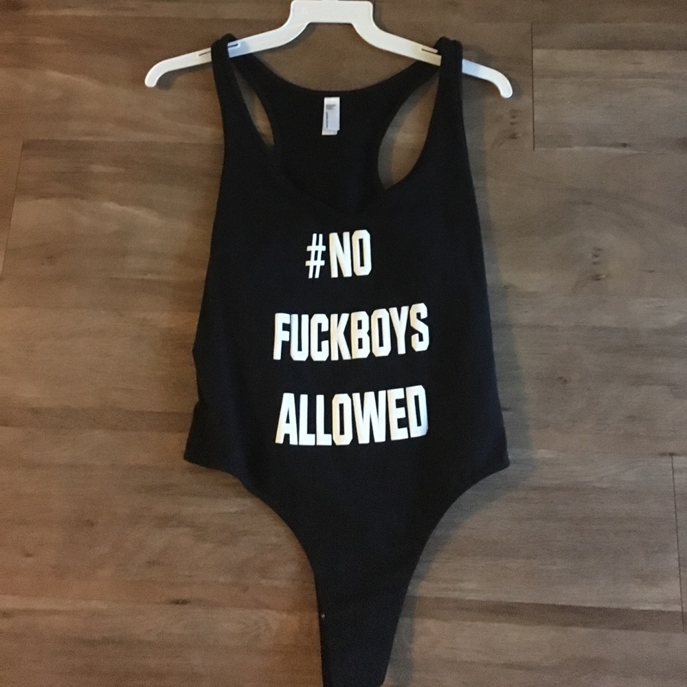 No F boys bodysuit