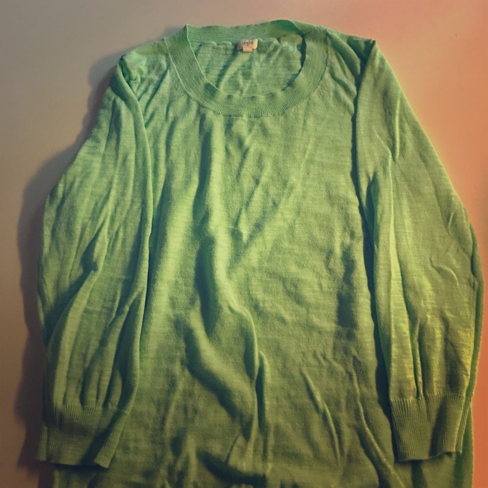 Jcrew Crewneck Sweater, Size Small, Spearmint