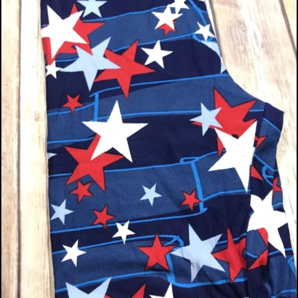 Lularoe leggings one size os Americana stars